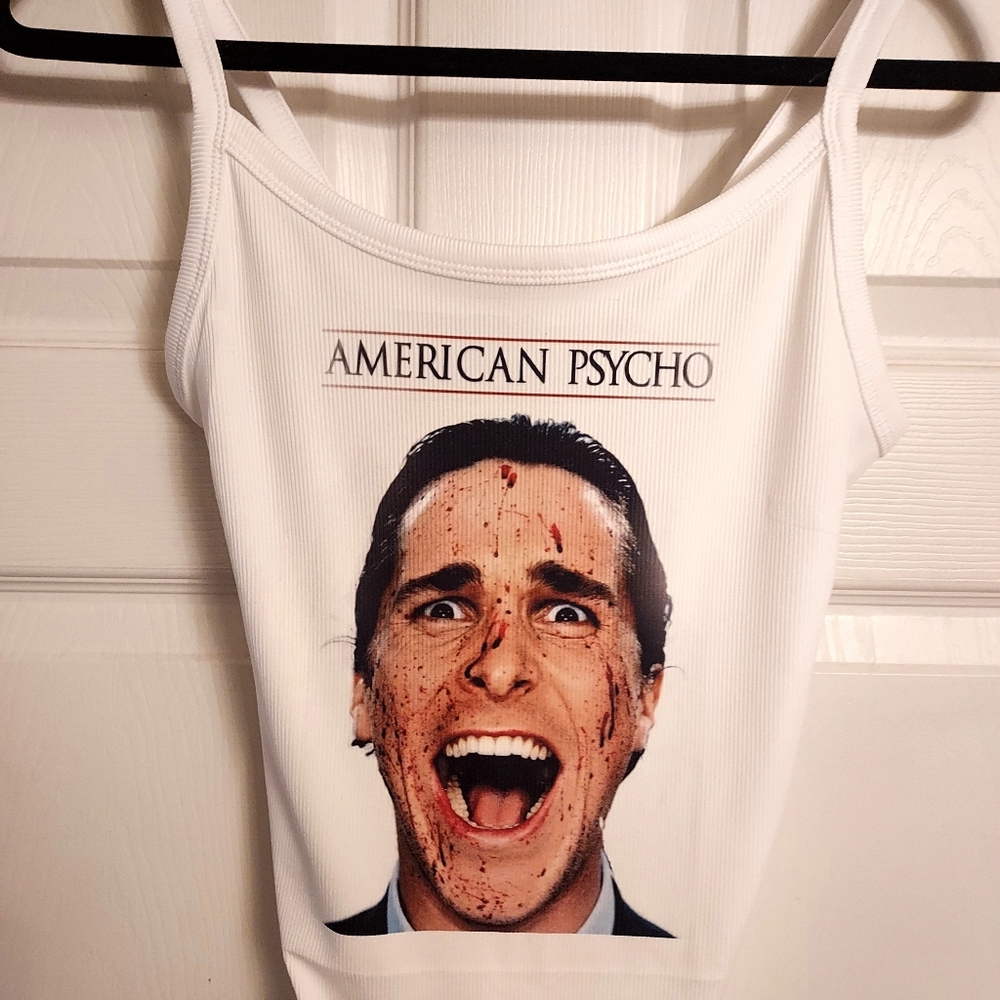 American psycho Tank Top horrror film crop top Halloween Rob Zombie Crop Top